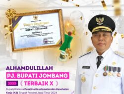 Jombang Mendapatkan Penghargaan Sebagai Pembina Keselamatan Dan Kesehatan Kerja Nasional 2024