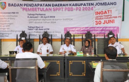 Pj Bupati Jombang Optimalisasi Pengelolaan PBB P2 Dan Genjot PAD
