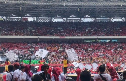 Ganjar-Mahfud Kampanye Akbar di Stadion Utama GBK, Jakarta Merah Total !!