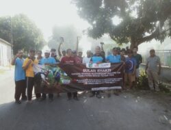 Warga Desa Kuwik Melaksanakan Bulan Bhakti Gotong Royong Ke XXI