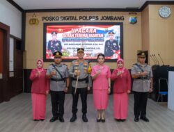 Penyegaran Organisasi, Kapolres Jombang Pimpin Sertijab Kapolsek Peterongan