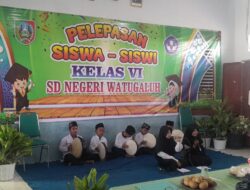 SD Negeri Watugaluh Gelar Acara Pelepasan Dan Perpisahan
