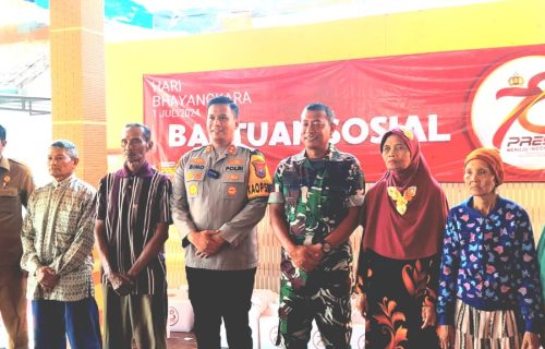 Polres Kediri Beri Bantuan Fasilitas Air Bersih didesa Juwet