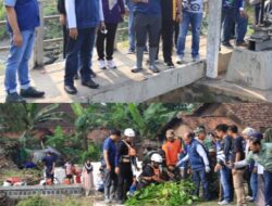 Tilik Desa Bervespa Ke Peterongan, Pj Bupati Jombang Giat Bersih Sungai Dan Serap Aspirasi