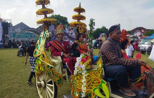Menyambut Hari Kemerdekaan RIke-79 Desa TambakRejo Gelar Pawai Budaya