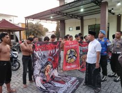 21 Pesilat di Jombang Diamankan Polisi Saat Konvoi ke Pemukiman Penduduk