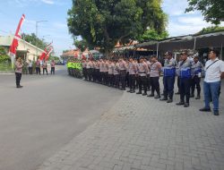 Ratusan Polisi Disiagakan Amankan Pendaftaran Paslon Pilbup Jombang 2024