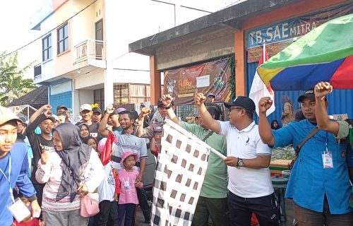 Semarak Jalan Sehat HUT Kemerdekaan ke 79 Desa Pulogedang