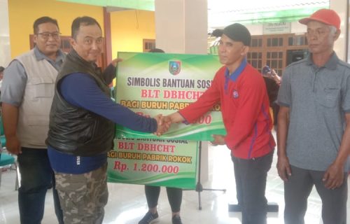Pemerintah Jombang Menyaluran Bantuan Sosial Dana Bagi Hasil Cukai Dan Hasil Tembakau