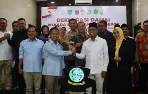 Polres Metro Depok Gelar Deklarasi Damai Pilkada Serentak