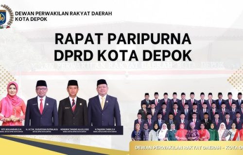 Rapat Paripurna DPRD Kota Depok Tetapkan Pimpinan DPRD Periode 2024-2029
