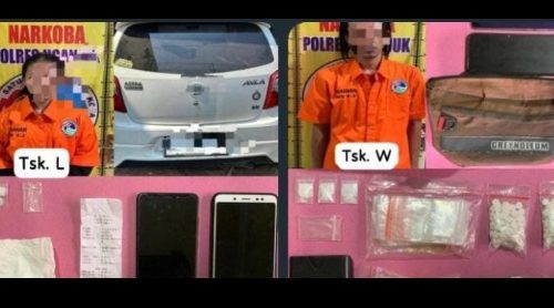 Polres Nganjuk Berhasil Ungkap Kasus Narkoba, Dua Tersangka Diamankan