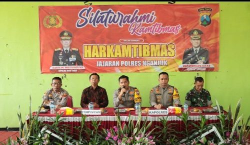 Polres Nganjuk Gelar Silahturahmi Kamtibmas Dalam Rangka Harkamtibmas
