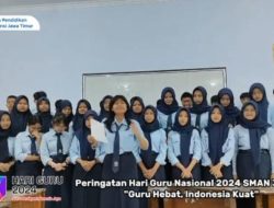 Memperingati Hari Guru, SMA 3 Kota Kediri menyelenggarakan Acara Penuh Makna
