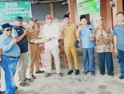MWCNU Bandarkedungmulyo Bersama Kepala Desa Bansos Korban Banjir