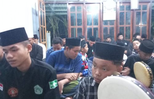 Pagar Nusa Ranting Megaluh Gelar Pembacaan Maulid Diba’ Peringati isra’ mi’raj