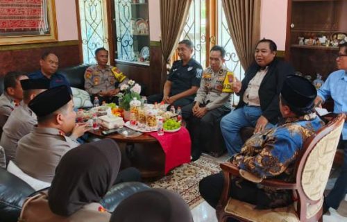 Jalin Sinergitas, Bupati Jombang Terpilih H Warsubi Sambut Kunjungan Silaturahmi Kapolres