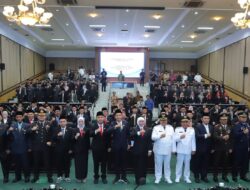 Sertijab Penyampaian Visi Misi Bupati dan Wakil Bupati Jombang Periode 2025-2030