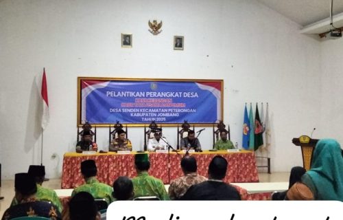 Pemerintah Desa Senden Melantik Tiga Perangkat Baru