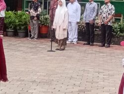 SDIT Al-muqorrobin Gelar Upacara Bendera, Para Siswi di Daulat Jadi Petugas Upacara