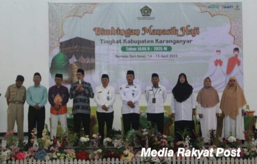 Calon Haji Kabupaten Karanganyar Ikuti Bimbingan Manasik Haji