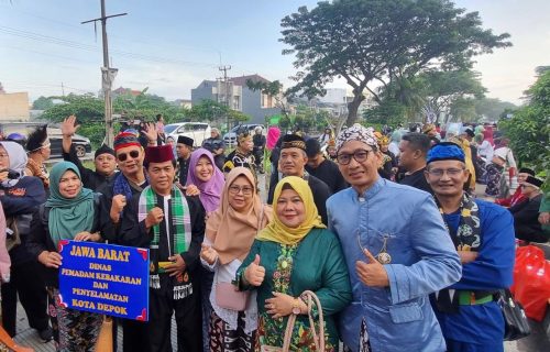 ARAK-ARAKAN, NYOROG PLUS RANTANGAN WARNAI PUNCAK ACARA LEBARAN DEPOK