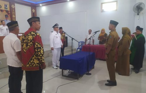 Anisa Kepala Desa Mundusewu Melantik 2 Dua Kepala Dusun