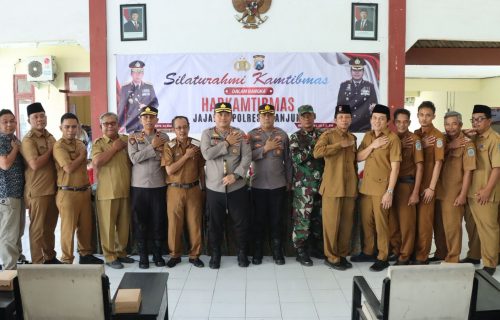 Perkuat Sinergi, Kapolres Nganjuk Gelar Silaturahmi Kamtibmas di Kecamatan Tanjunganom dan Prambon