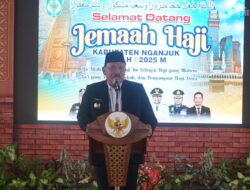 Bupati Nganjuk sambut ratusan jamaah haji Nganjuk kloter 45 dan 46