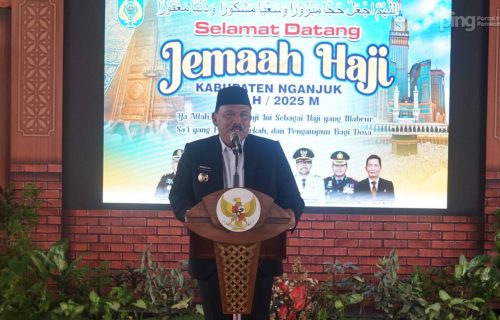 Bupati Nganjuk sambut ratusan jamaah haji Nganjuk kloter 45 dan 46