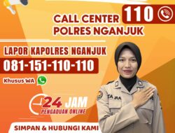 Polres Nganjuk Kampanyekan Layanan Call Center 110 dan WhatsApp Lapor Kapolres