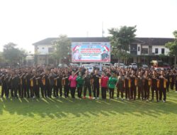Polres Jombang dan Kodim 0814 Jombang Adakan Olahraga Bersama untuk Perkuat Sinergitas TNI-POLRI