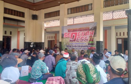Desa Gabusbanaran Gelar Tasyakuran Sedekah Desa