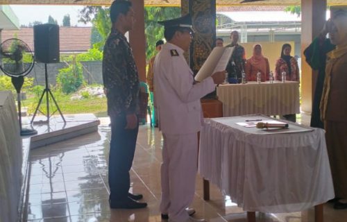 Indah Fitri Resmi Jabat Kepala Dusun Gempol Kerep Desa Krembangan
