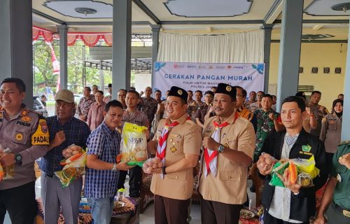 Bazar Gerakan Pangan Murah di Jombang, Diserbu Masyarakat