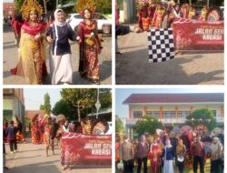 Semarak HUT Kemerdekaan RI ke-80, SMK Negeri Kudu Mengadakan Jalan Sehat Kreasi