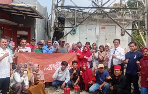 Damkar Kota Depok Gelar Penyuluhan Kebakaran