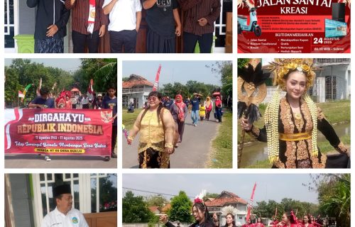Desa Bukur Mengadakan Semarak Kemerdekaan Dengan Jalan Sehat Kreasi