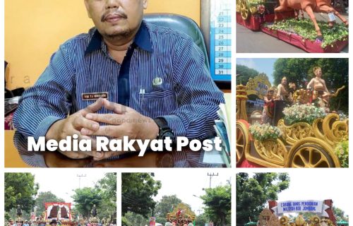 MKKS SMP Negeri Jombang Raih Juara Pertama Mobil Hias Hasil Bumi HUT Kemerdekaan RI ke-80