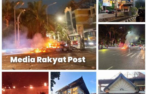 Gedung DPRD Surakarta dibakar massa pada dini hari, titik api juga ada Jalan Slamet Riadi