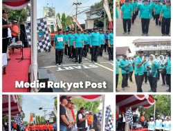 MKKS SMP Negeri Berpartisipasi Mengikuti Jalan Sehat Rojo