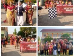 Semarak HUT Kemerdekaan RI ke-80, SMK Negeri Kudu Mengadakan Jalan Sehat Kreasi