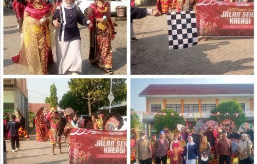 Semarak HUT Kemerdekaan RI ke-80, SMK Negeri Kudu Mengadakan Jalan Sehat Kreasi