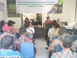 Petani Ngusikan Ikuti Sosialisasi Penyusunan RDKK 2026 dan BPJS Ketenagakerjaan