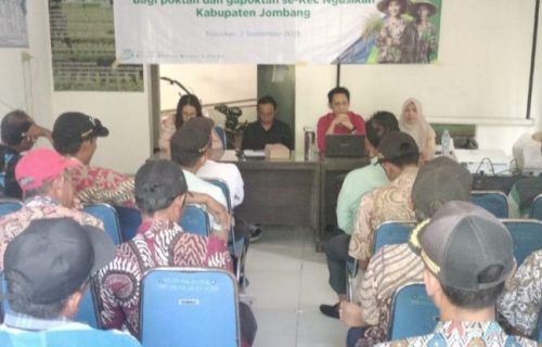 Petani Ngusikan Ikuti Sosialisasi Penyusunan RDKK 2026 dan BPJS Ketenagakerjaan
