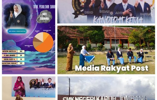 SMK Negeri Kabuh Mengajak Siswa Berdemokrasi yang sehat dalam Pilketos