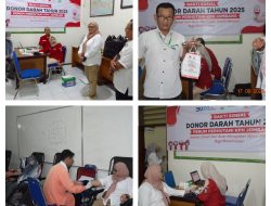 Aksi Sosial Donor Darah Perhutani KPH Jombang Gandeng PMI Kabupaten Jombang.