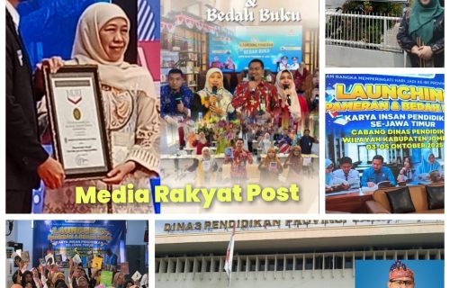 Cabdindik Jombang Mendukung Kegiatan Pecahkan Rekor MURI dengan 1.580 Buku Karya Insan Pendidikan