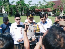 Kapolres Jombang Pimpin Apel Akbar Kebangsaan Bersama Serikat Pekerja/Buruh Kabupaten Jombang