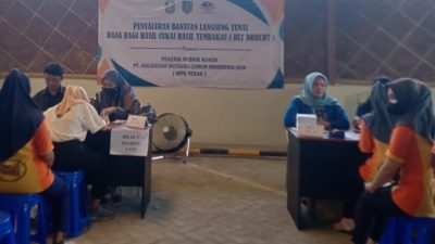 Pemkab Jombang Saluran BLT DBHCHT Kepada Ratusan Karyawan PT. Anugrah Mutiara Luhur Indonesia Jaya